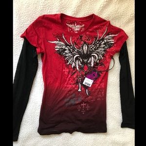 Rock & Roll Cowgirl long sleeve tee